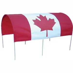 Millside Industries  20 in. x 38 in. Canadian Flag Canopy for Wagons