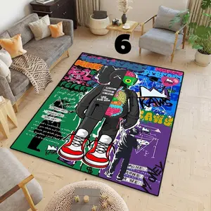Hypebeast Rug, Hype Beast , Bearbrick rug, Hypebeast Wall Art rug, Pink Hypebeast, Hypebeast carpet, Tepic,Bear brick art,Machine Washable style 8
