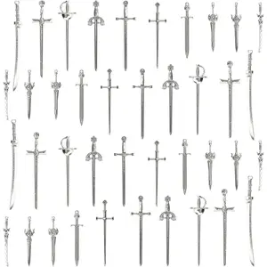 Sword Bookmark 40 count  Antique Swords Bookmark for Men Ideal  for Book Lovers DIY Craft Supplies