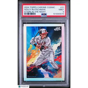 2024 Topps Chrome Cosmic Stars In The Night Adley Rutschman #21 PSA 9