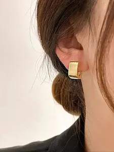 Elegant Geometric for Women, Elegant Minimalist Earrings, Simple Design, Perfect for Daily Commute, Festive Casual Wear, All Seasons