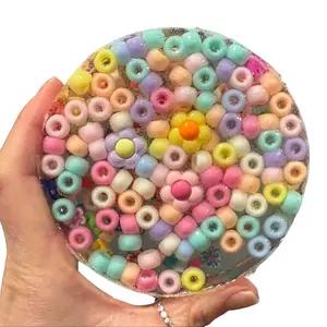 Reuseable Picky Pad Flower Power Theme - Biodegradable Fidget Toy for Stress Relief, Sensory Friendly, Focus Tool Fine Motor Skills, Calming, Squishy and Stretchy Gel Base