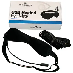 USB Heated Dry Eye Mask for soothing comfort of dry eyes and eyelid irritation designed to conform perfectly to your eyelids to not waste warmth timer and heat setting allows the perfect relaxation session heated eyemask heating eyemask Durable