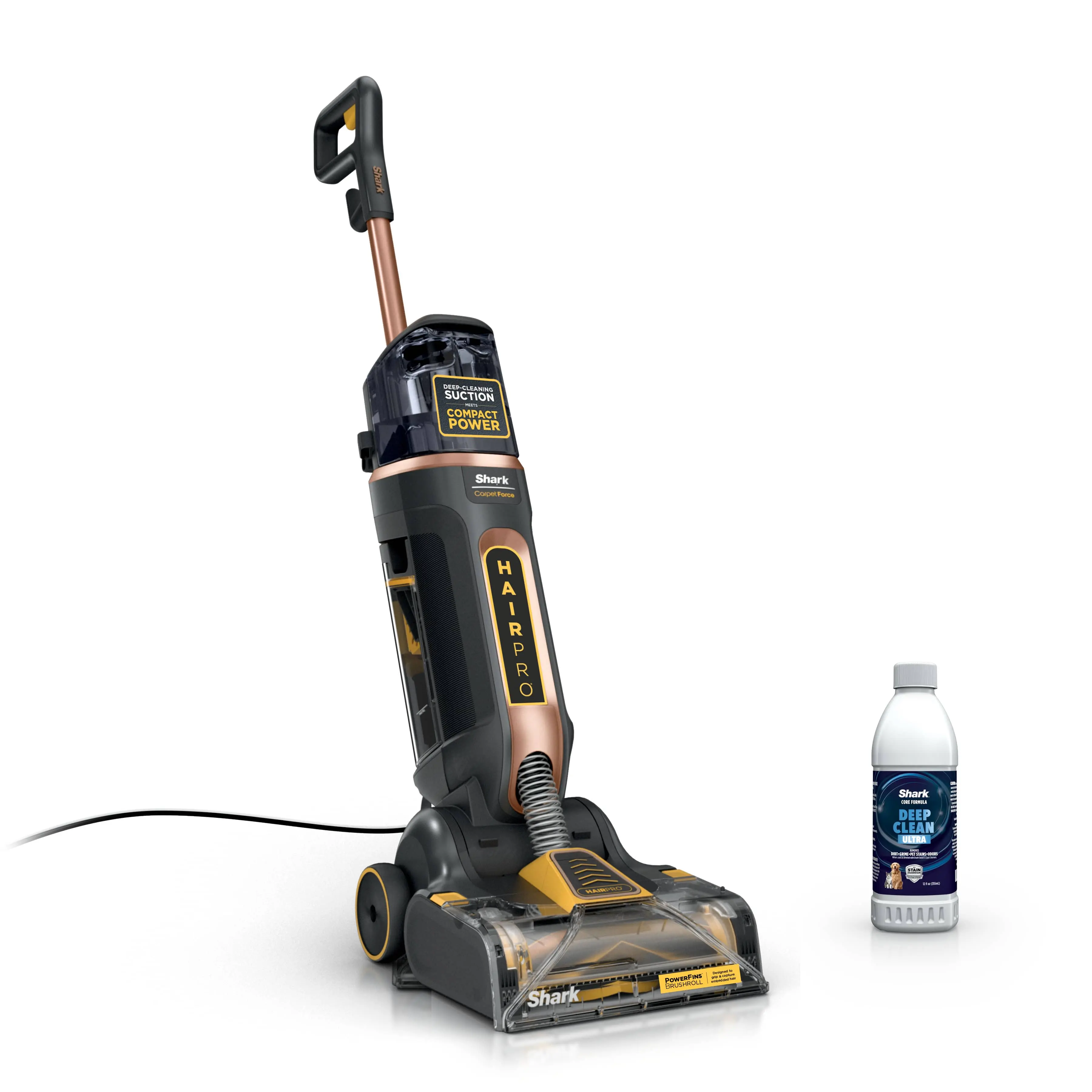 Shark CarpetForce HairPro Upright Carpet Cleaner w/ PowerFins - EX551
