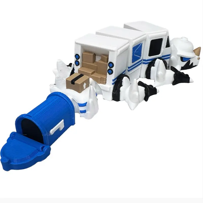 Mail Dragon 3D Printed Unique Dragon Design 3D Printed Object for Collectors and Enthusiasts Ideal for Display Creativity Addition to Collection