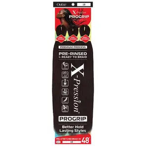 Outre X-Pression PROGRIP Crochet Braid - PRE-STRETCHED STRAIGHT BRAID 48" 3X