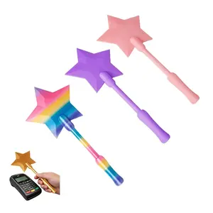 3D Printed Magic Wand Cool Gadgets - Integrated Card Slot Contactless Payment Holder for Standard Credit Cards, Touch-Sensing Tap-to-Pay Portable Home Storage Organizer, Creative Tech Gift