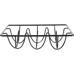 6 Compartment Wire Egg Holder Tray Metal Dispenser Rack Storage Display Rack for Countertop