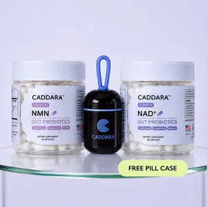 Caddara NAD + NMN Bundle with GWP pill container