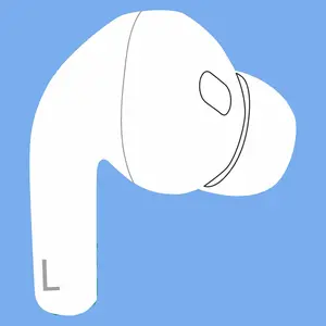 Used Original Left-Earbud for Pods Pro 2 – OEM A2931/A2698/A2699/A2700 – Compatible with Air Pro 2 Charging Case – Left Side Only, gamingheadset, earbuds, Headphone Device, PodsPro2Replacement, AirPro2Compatible,  noise cancelling headphones