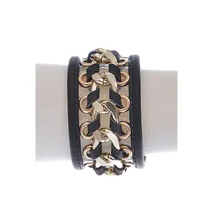 Rocker Chic leatherette cuff
