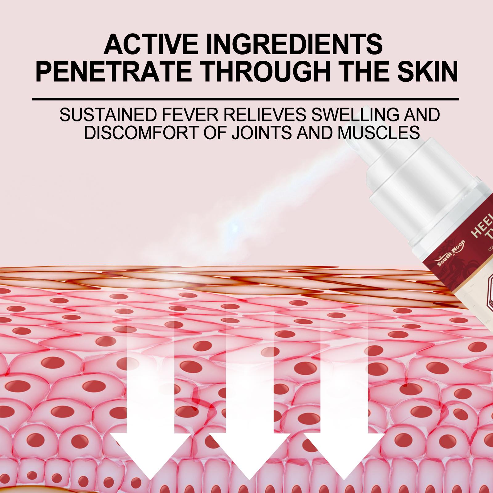 South Moon Heel Cooling Gel, Relieve Heel Tendon Pain Joint Cervical Fatigue Repair Gel