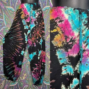 Tie Dye Chilled pants, Rainbow Unisex yoga, Hippie Pants, Gift for Her, Women Pants, Mom Gift