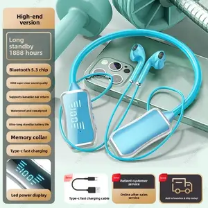 Private model XY/060 neckband Bluetooth headset for running and karaoke, wireless Bluetooth earphones with ultra-long standby time