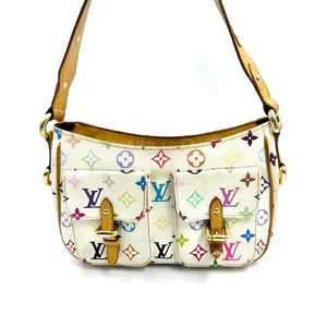 Pre-owned Louis Vuitton AS SHOWN Clutches & Wristlets HZ 2985 Monogram Multicolor Lodge handbag 26.04.03