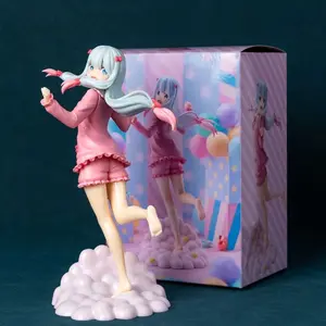 Eromanga teacher figure Izumi Sagiri cute beautiful girl model desktop ornaments chassis decoration gift Acrylic Clear Display Case for Collectibles