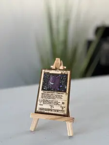 Customizable Painted Wooden Card