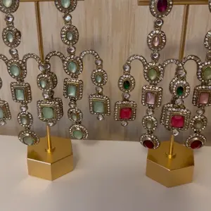 Showstopper Bollywood multicolor earrings