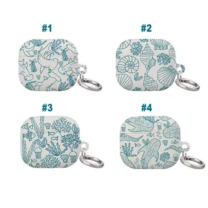 Ocean Coral Reef Whale Shark Hammerhead Shark Seashell Vintage AirPod AirPod Pro Case - Protective Case for Apple Wireless Earbuds