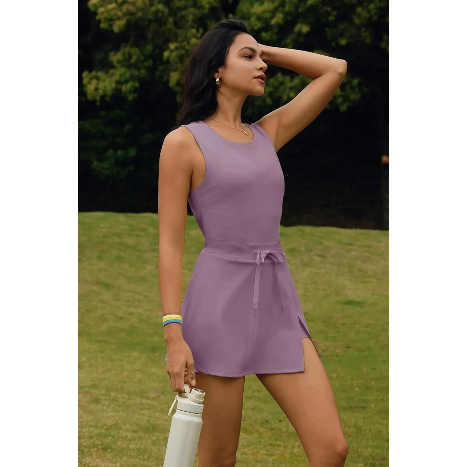 Womens Tennis Dress with Built in Shorts and Bra Workout Athletic Rompers Open Back Skort Dress - TikTok Shop Womens Tennis Dress with Built in Shorts and Bra Workout Athletic Rompers Open Back Skort Dress - TikTok Shop