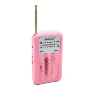 Pocket Radio AM FM |   Compact Radio with Speaker, Headphone Jack, 2AA Powered, Portable for Indoor, Outdoor and Emergency Use, Lightweight, Fits in Pockets, Backpacks, Secure with Wrist Strap Audio Handcrankradio