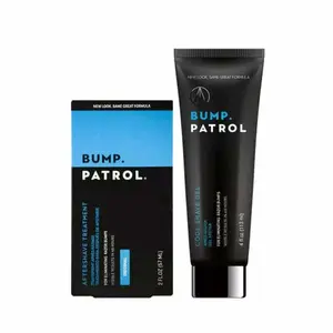 Patrol Grooming Bump Patrol Cool Shave Gel & Aftershave Treatment Kit Menthol Foam Comfort Foam Menthol