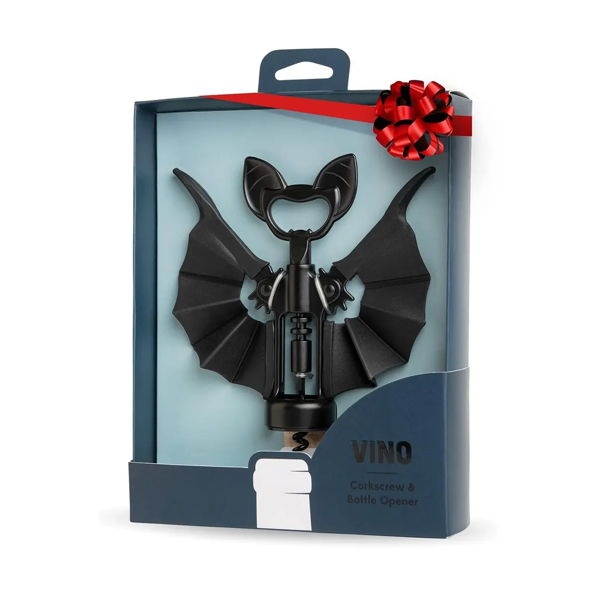 2-in-1 Gothic Wine & Beer Opener - Spooky Halloween Corkscrew Bottle Opener - Kitchen Utensil for Wine Lovers - Utensils
