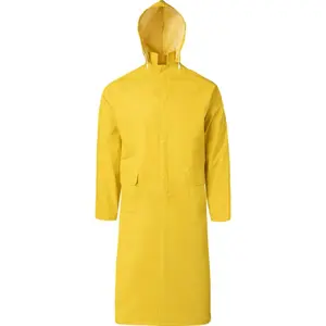 Ironwear 9220 49" LG Long Coat with Corduroy Collar & Detachable Hood Rainwear