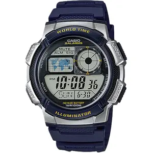 Casio Men’s Digital Watch with Blue Dial - AE-1000W-2AV