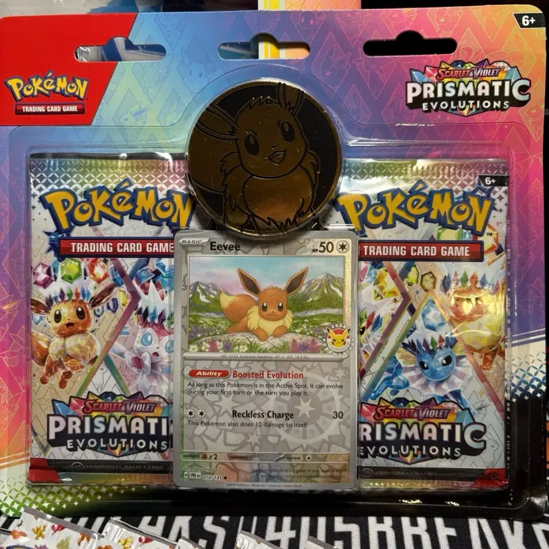pokemon trading card game prismatic evolutions blister PSA 9 1999 1st Edition Shadowless Base Charizard Pack – The Pokécave main image 0