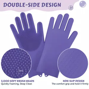 Multifunctional Cleaning Glove, Pet Washing Glove for Cats and Dogs, Gentle Grooming Massage Glove for Pet Bathing, Household Kitchen Cleaning Glove, Universal Pet Grooming & Cleaning Supplies