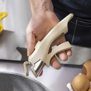 Detachable Cookware Handle, Hard Anodized Aluminum, Nonstick Heat-Resistant, Easy-Attach, Strong Grip, Multipurpose Kitchen Tool