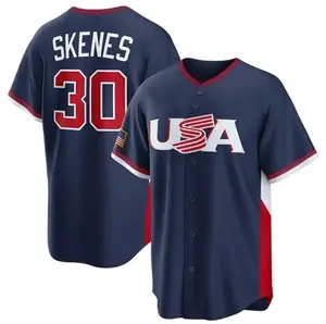 Paul Skenes #30 Team USA World Baseball Classic 2026 Home Jersey Adults & Youth
