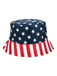 Creative Print Bucket Hat, Unisex Fashion Retro Simple Two-Sided Hat, Outdoor Casual Sun Protection Hat, All Seasons Wear