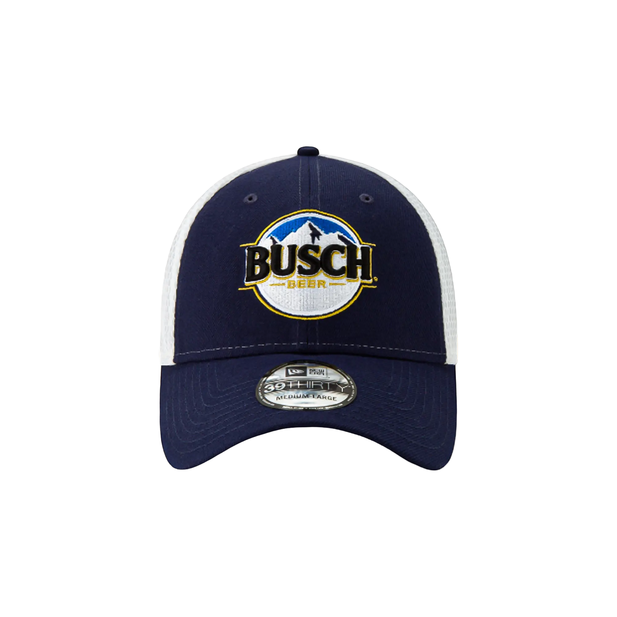39THIRTY Busch Beer NASCAR Kevin Harvick Flex Fit Hat "Navy and White" NE728