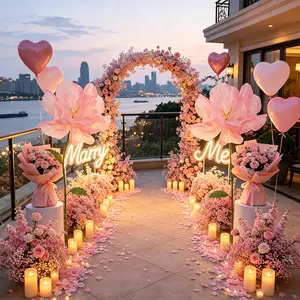 Large handmade giant artificial flowers—perfect for Mother’s Day or Christmas decorations, also suitable for weddings, birthdays, home decor, photography, and holiday parties.