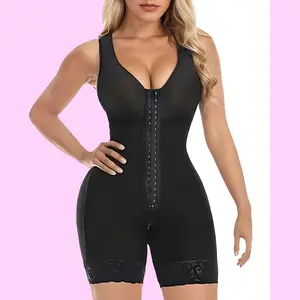 LAVUVA Fajas Colombianas Shapewear for Women Tummy Control Full Shapewear Butt Lifter with Zipper Crotch