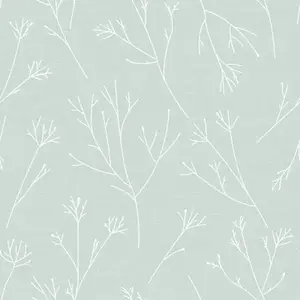 RoomMates Twigs Green Peel and Stick Wallpaper