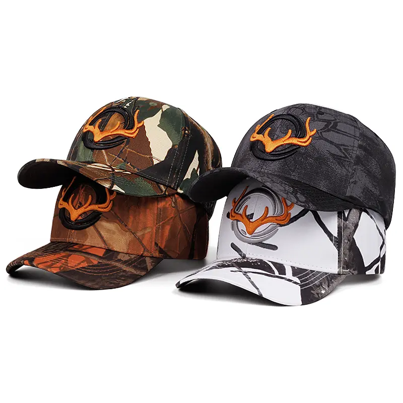 Unisex Acrylic Antlers Embroidered Baseball Cap - Adjustable Fit Snapback Visor Hat for Adults, Casual Caps Sports-Hip Hop Outdoor Use, Adjustable Fit Hat