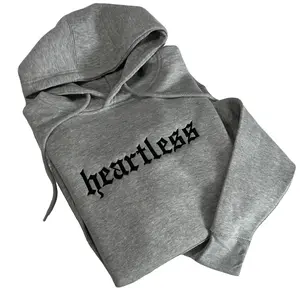 Hoodie - Heartless Embroidery