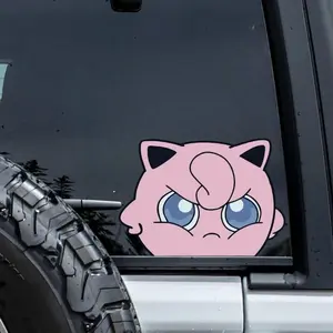 Jigglypuff Sticker, Funny Gift Waterproof Sticker, Decal for Laptop, Water Bottle, Car, Gamer Gift