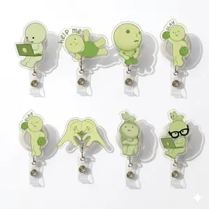 Skimi Meme Badge Reel - Relatable Work Life ID Holder For Office & Nurses