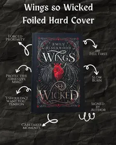 SPECIAL EDITION Wings So Wicked Hardback (Signed by the author with art)