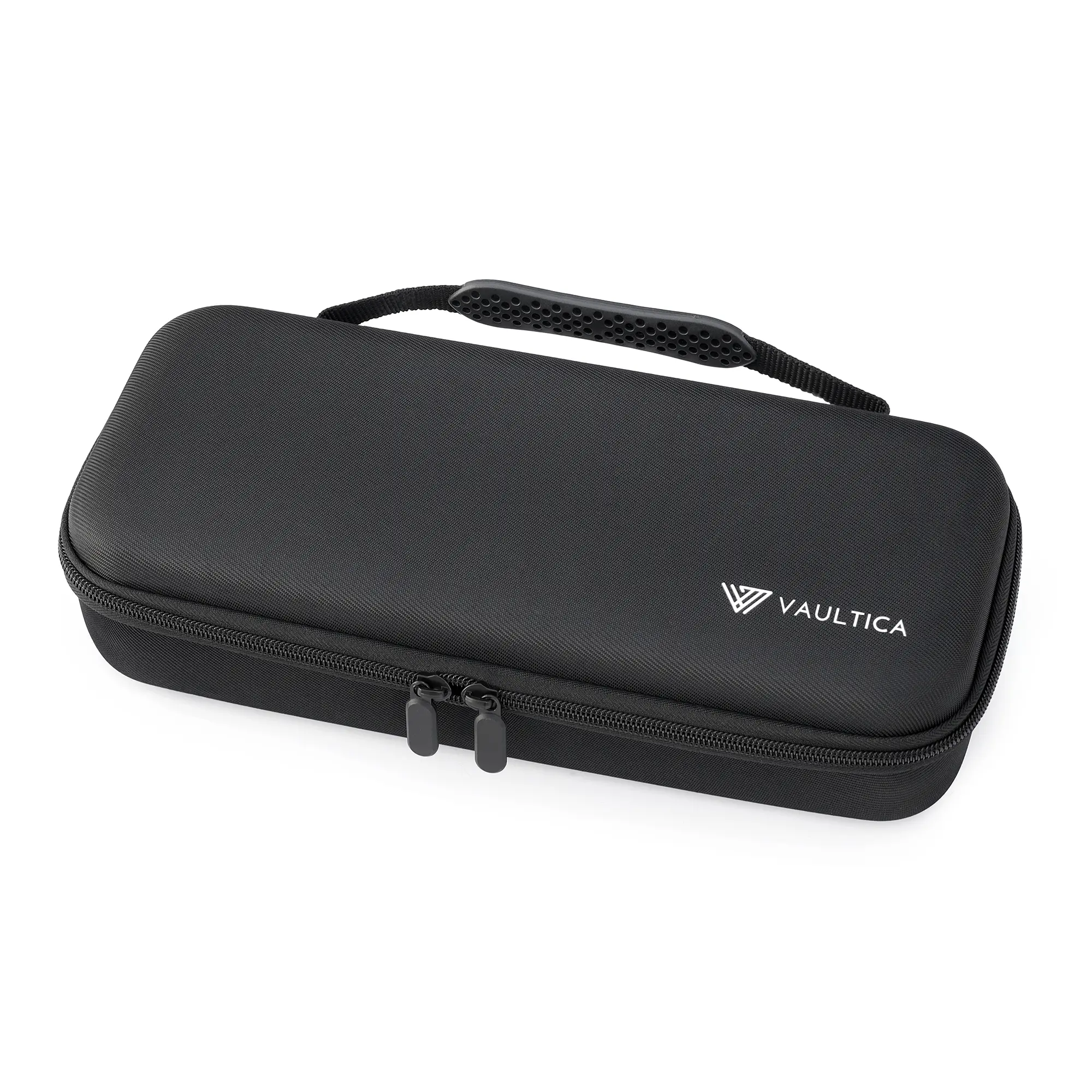 Playstation Portal Travel Case by VAULTICA – Smooth Lightweight Accessory Cover with Microfiber Cleaning Cloth, Mesh Storage Pocket, Protective Organizer Bag with Screen Cleaning Cloth, Black