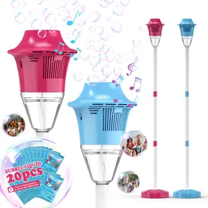 【FREESHIP-NEW】Hosim Bubble Maker with Telescopic Stand, Over 20,000 Bubbles Per Minute,Automatic Bubble Blower,Outdoor Fun, Portable Bubble Machine for Kids,bubble machine