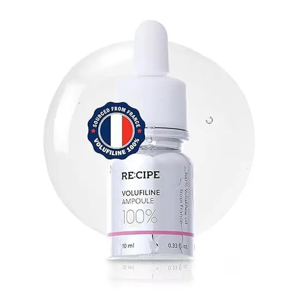 🔥 BEST SELLER! RECIPE Volufiline 100% Ampoule - From France, Sederma - Pure Volufiline Serum - DIY Skin Care Booster for Face & Body – Hydrating & Age-Defying Formula for Elevated Resilience (0.33 fl oz)