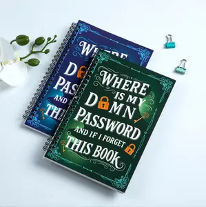 Password Journal Notebook with Lightweight Layered Tabs, Sturdy Construction & Compact Design, Practical Password Keeper & Security Tool for Families, Students and Adults