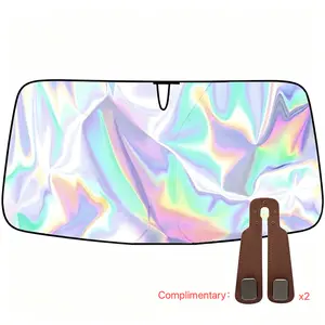 Car Sunshade:,Blocks sunlight, Father's Day Gift,provides thermal insulation, protects vehicle interiors, shades the cabin, lowers interior temperatures, and prevents interior aging. Retractable and easy to store; Father's Day Gift