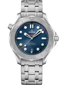 Omega Seamaster 300 Men's Mechanical Watch, 42mm Case, Winter Olympics Special Edition