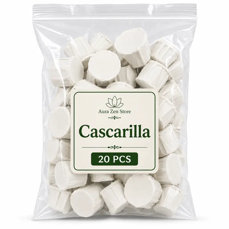 Cascarilla 20 PCS – Original Efun Spiritual Supply Made from Eggshell, Traditional Yoruba & Afro-Caribbean Ritual Use, Altar Work & Cleansing Practices